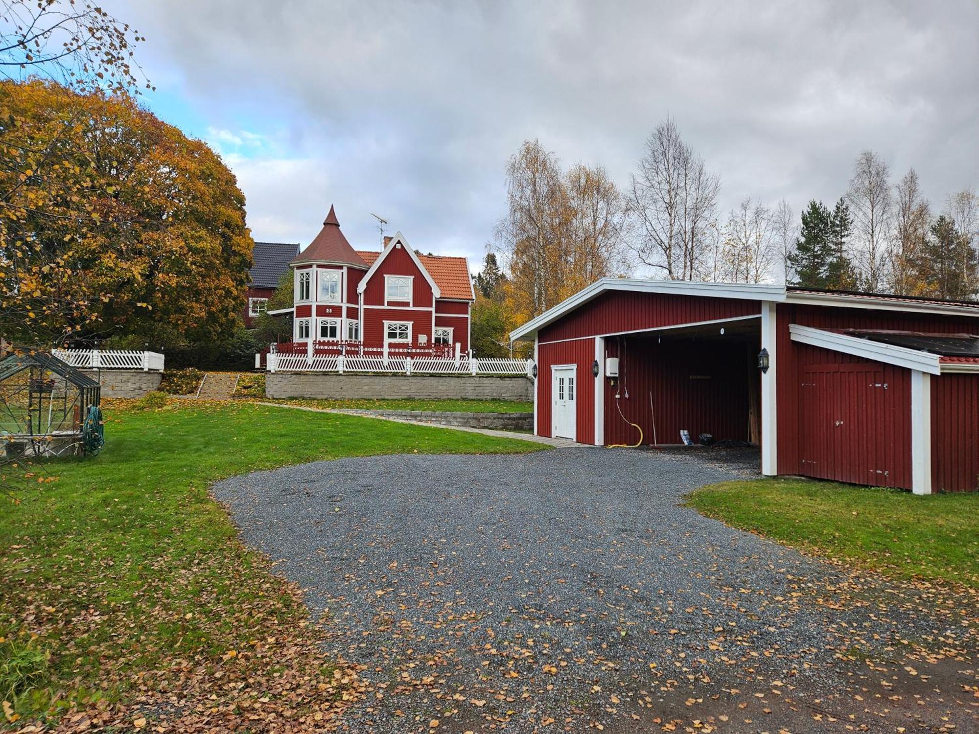 Romme Stugby Hotel Borlänge Екстериор снимка